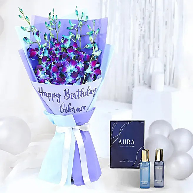 Aura Orchid Birthday Charm